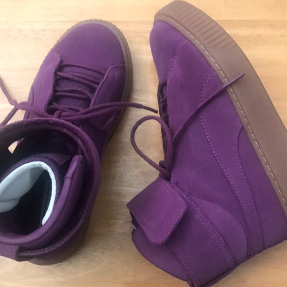 Puma Shoes - Puma platform suede high top shoes suede size 6